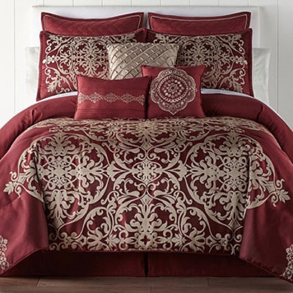 Jcp Home Bedding Jcp Home Creston 7pc Embroidered Comforter Set Poshmark